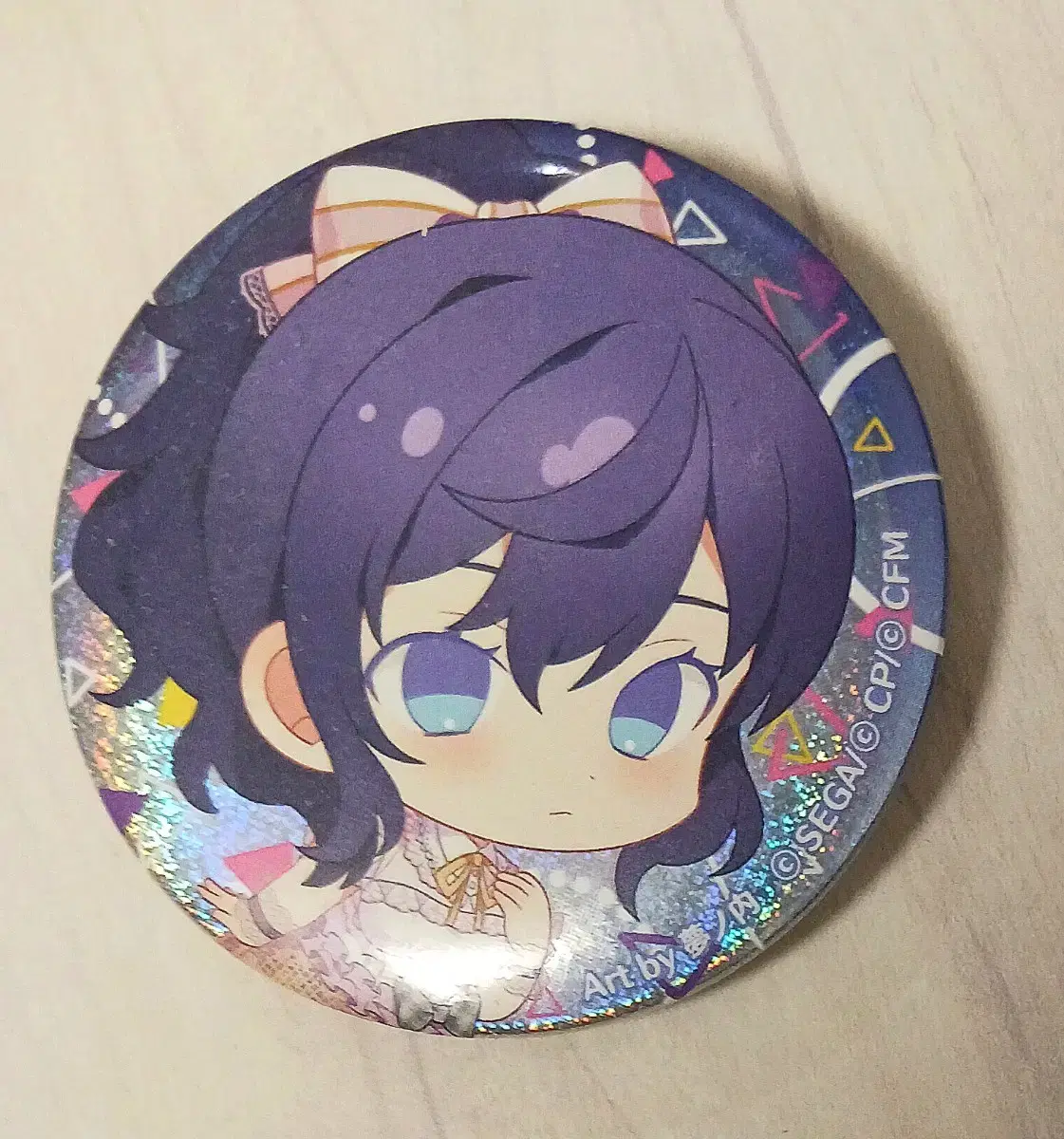 Mahou Yu Glitter Cookie Can Badge