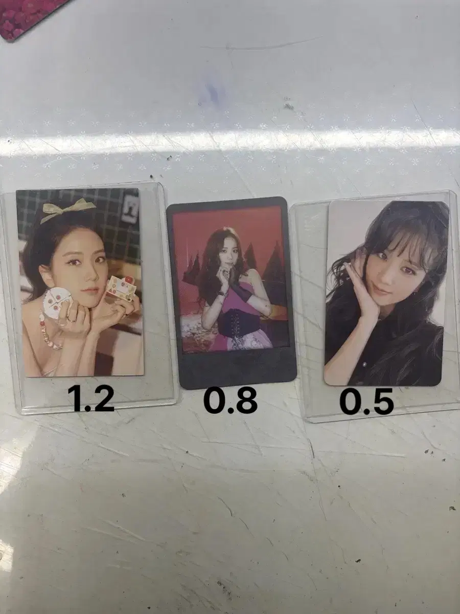 Black Pink jisoo Summertime Kiddieslove Bone Pink Photocard