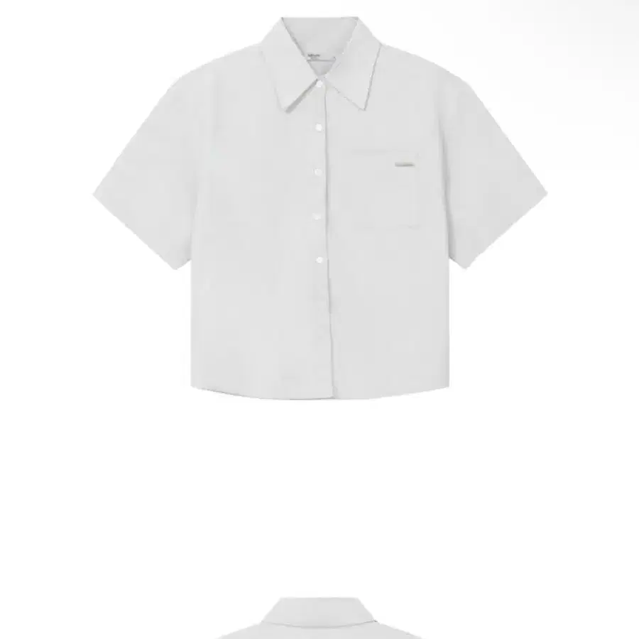 미세키서울 Basic cotton half shirts GREY