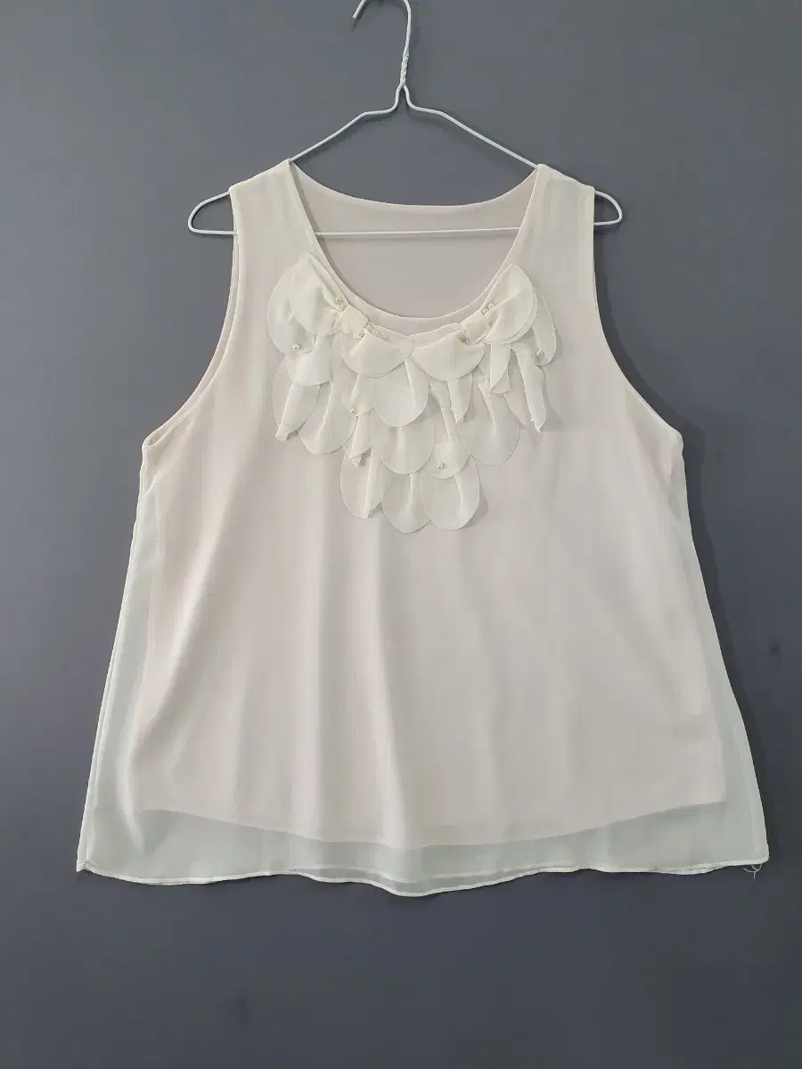 Siwon Women's Sleeveless Blouse White (F)