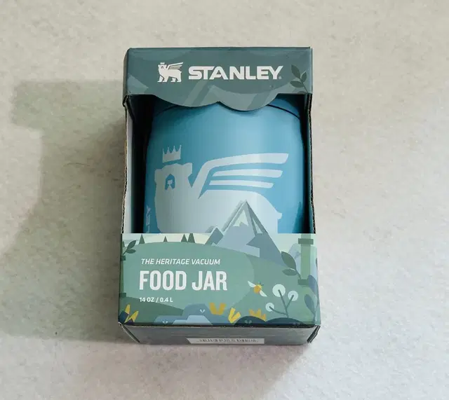 스탠리 보온도시락 414ml (Food jar+spork) 파스텔블루