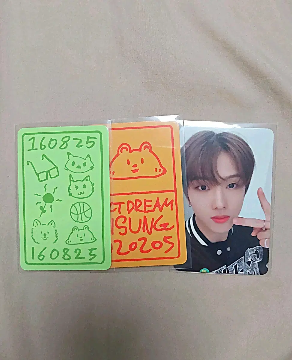 NCT jisung 6th Anniversary Lucky Card