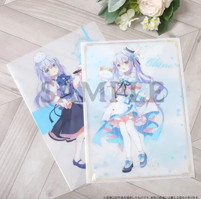 [Order Rabbit] Chino Exhibition 2 Types Clear File Set (Order is Rabbit Goods)