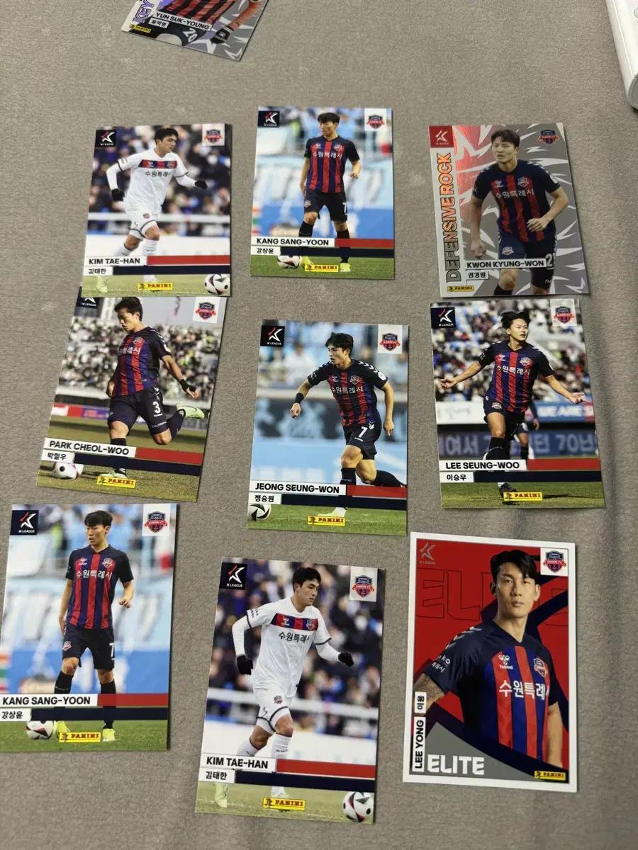 2024 PANINI K리그 파니니카드 수원FC 권경원 이승우 등