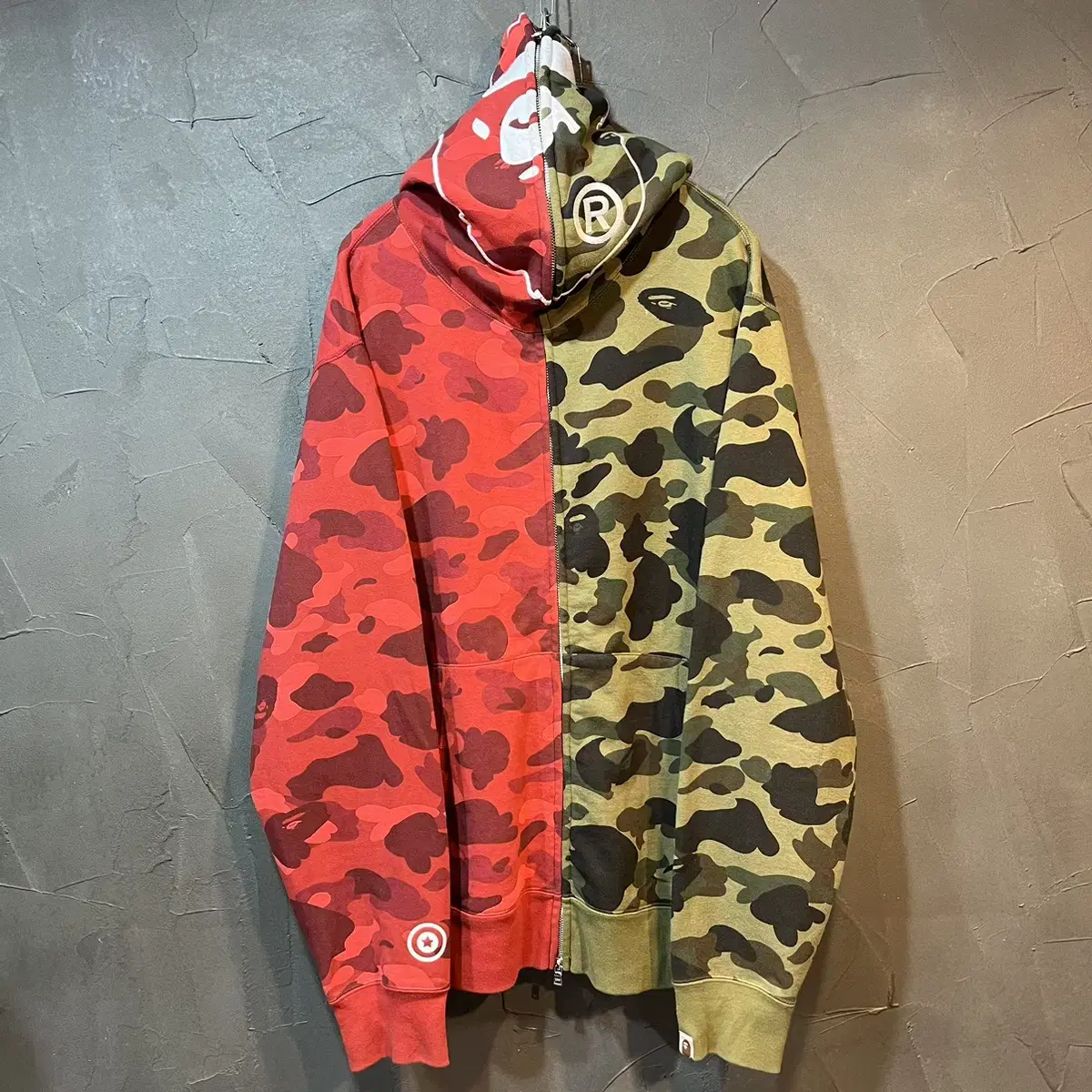 [XXL] BAPE 베이프 샤크 카모플라쥬 후드집업