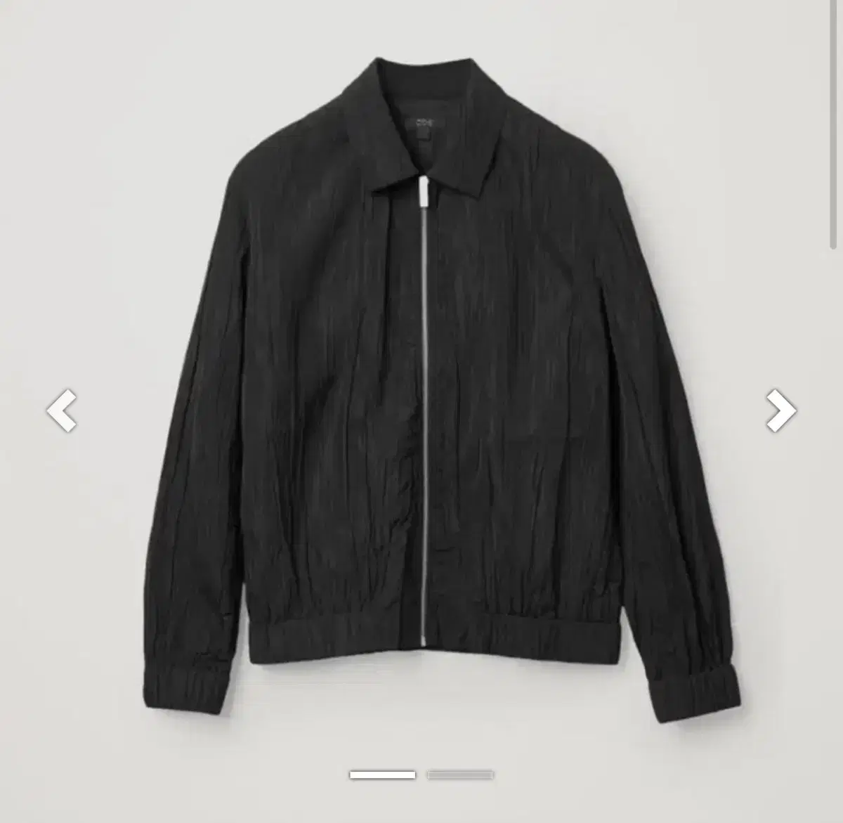 50 Course Pleated Bomber Jacket