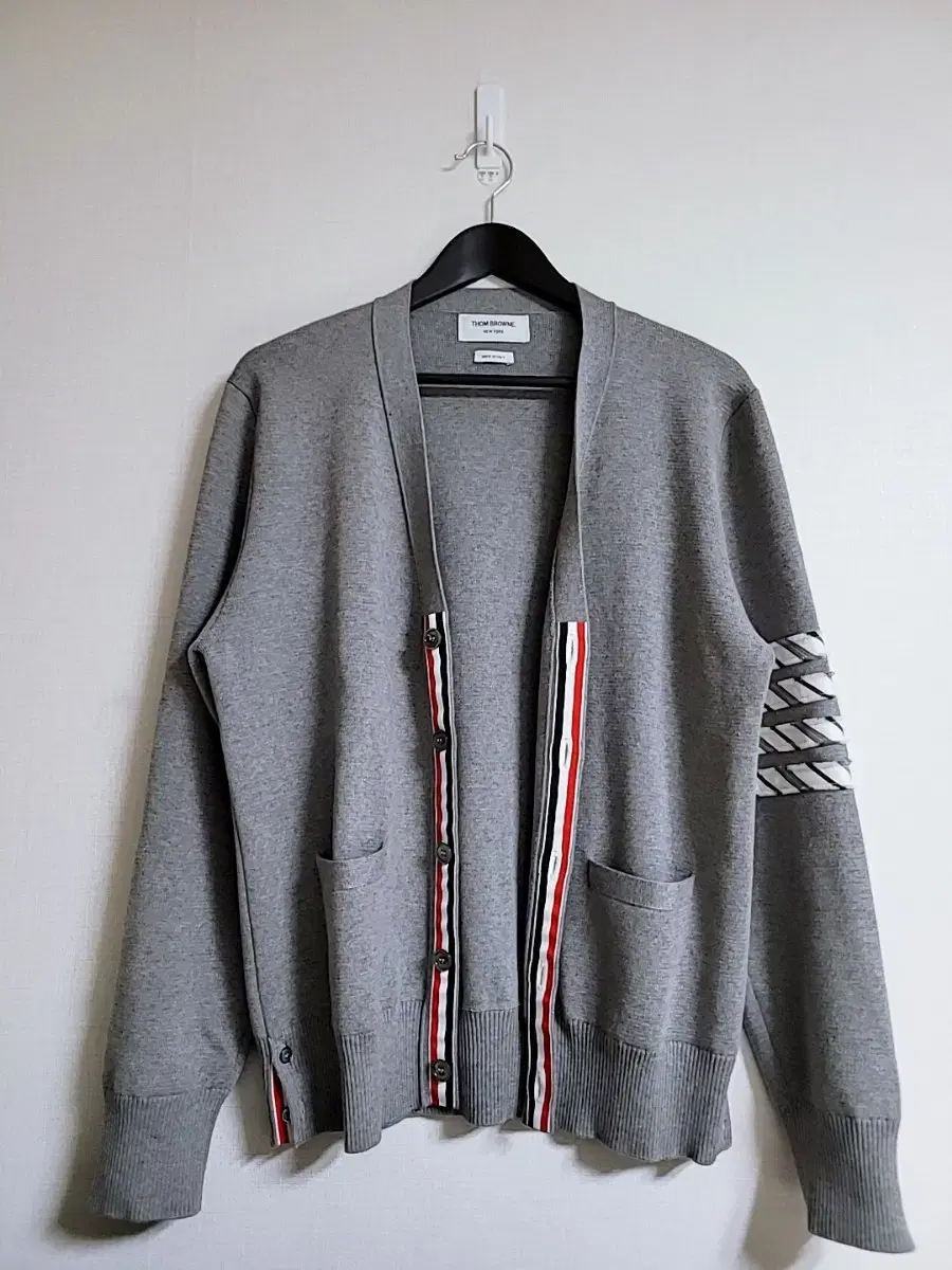 (Department Store Han) Thom Browne Milano Stitch Three-dimensional Silk Diagonal Wanjang Cardigan