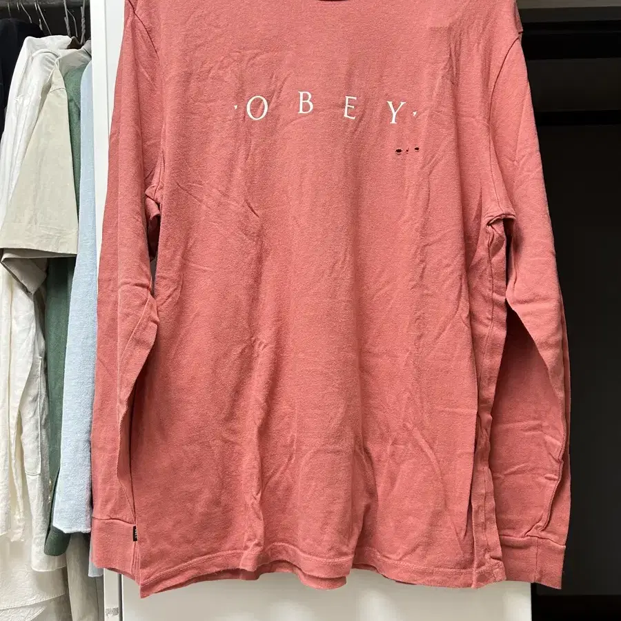 OBEY 오베이 롱 슬리브 티 M(1회착용)