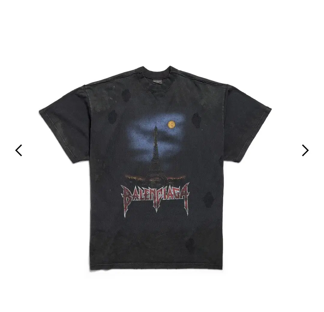 Balenciaga Paris Moon the Front oversized t-shirt for sale.