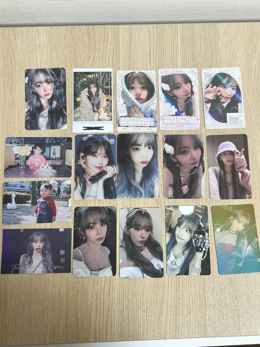 Le sserafim sakura 2024 Sankha Birthday Cafe pre-order benefit unofficial goods photocard bulk Sell