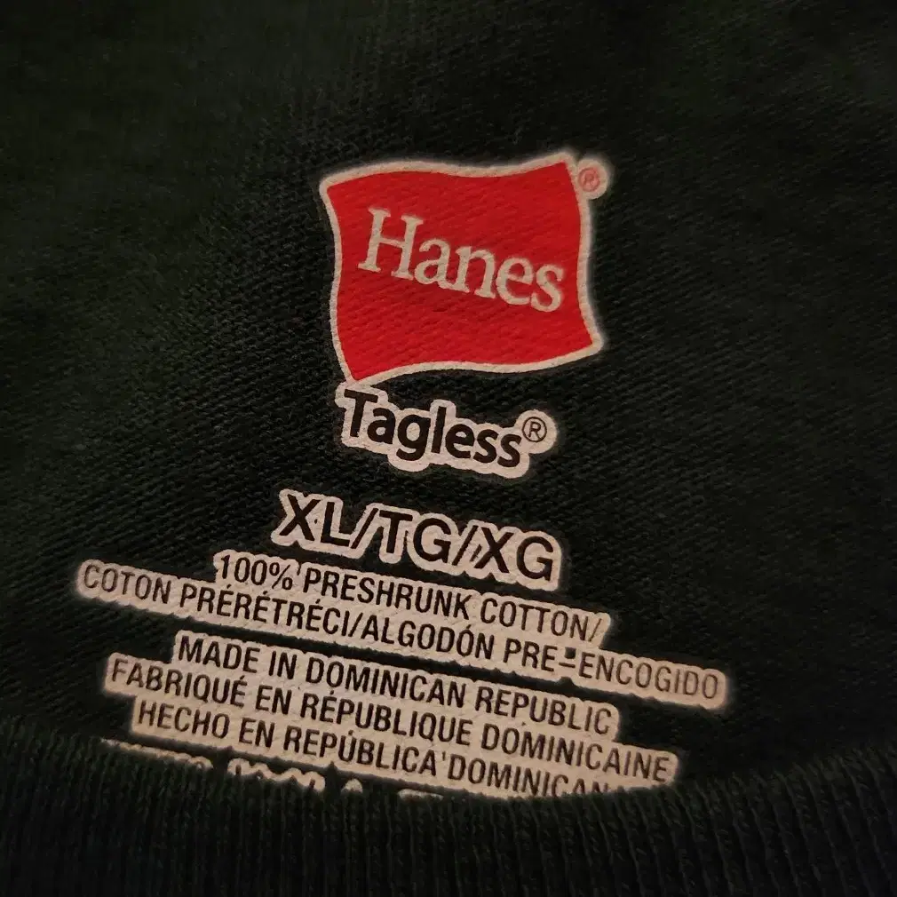 Hanes 헤인즈 반팔티 XL 미국빈티지