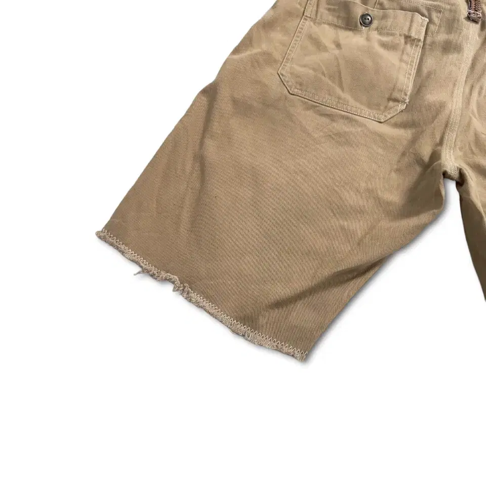 vintage zigzag khaki shorts