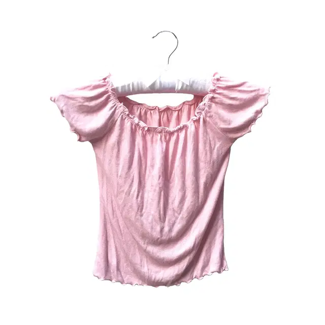 Baby pink slim top