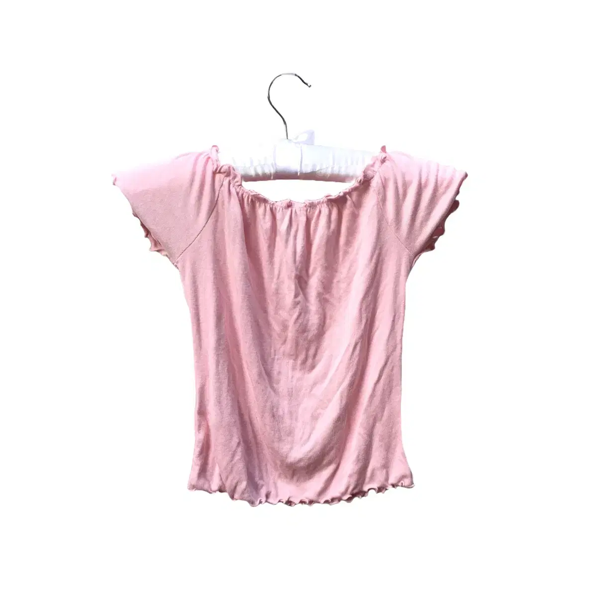 Baby pink slim top