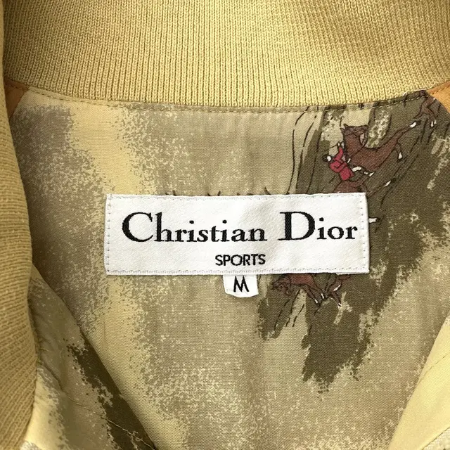 Dior 크리스찬 디올 스포츠 패턴 블루종 자켓