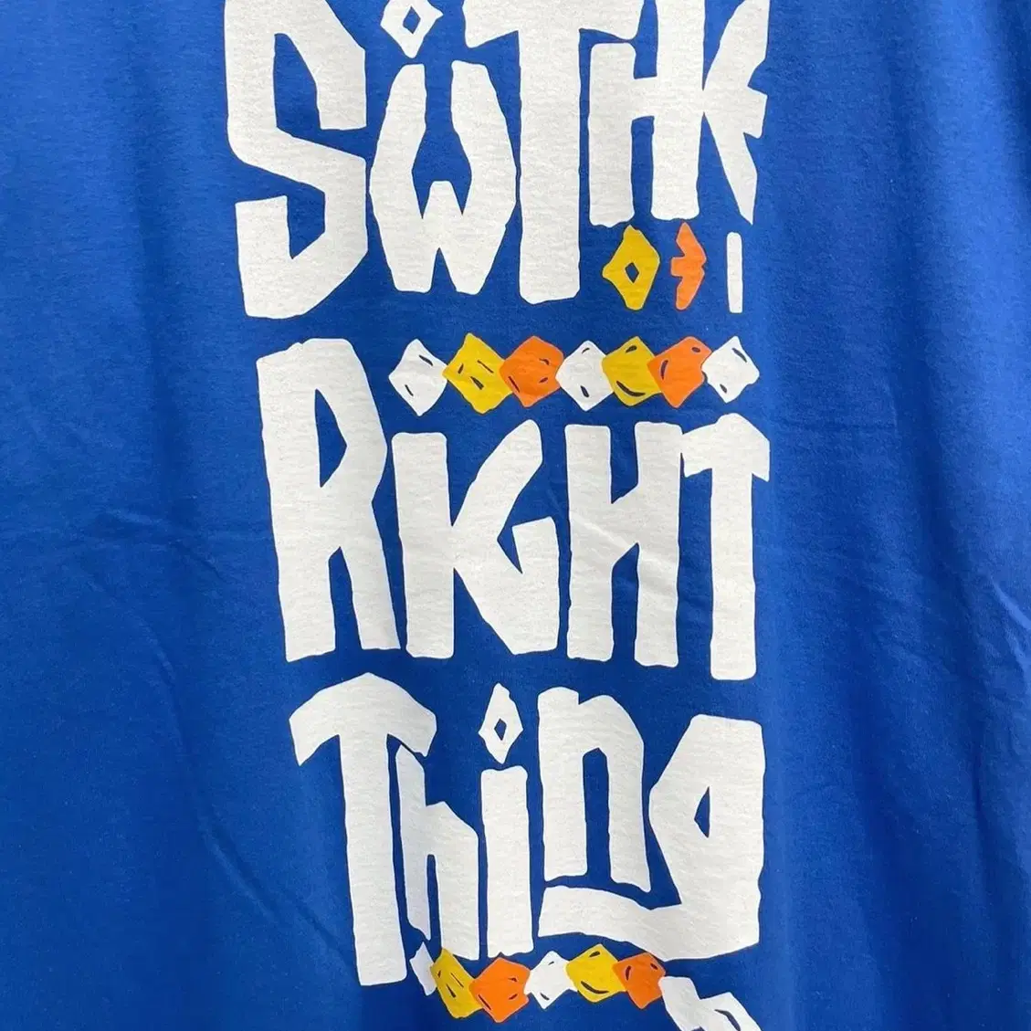 SW031 SW THE RIGHT THING TEE BLUE