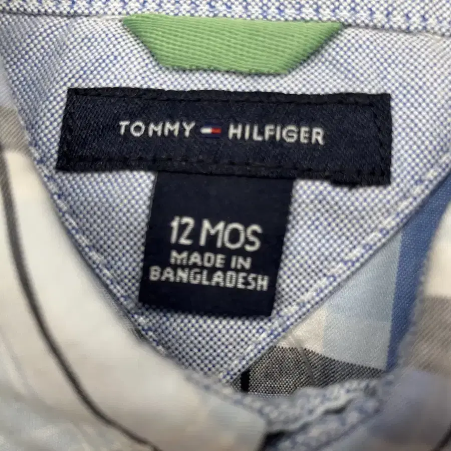 2 타미힐피거(TOMMY HILFIGER) 키즈 반팔 셔츠 12MOS