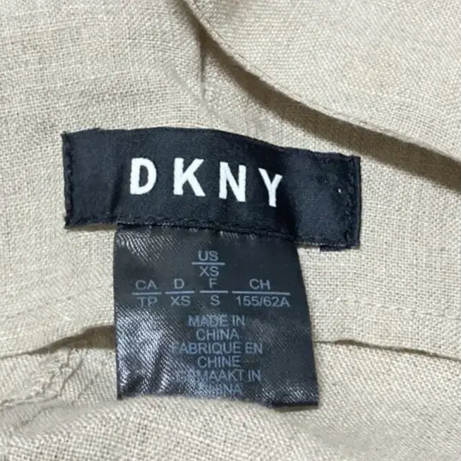 도나카란뉴욕 DKNY 100%린넨 점프 슈트