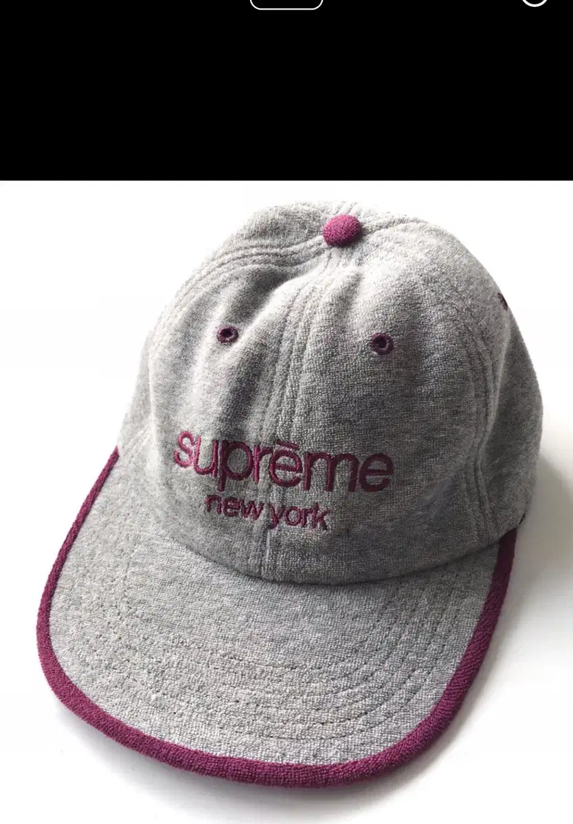 슈프림 모자 6 panel logo cap supreme