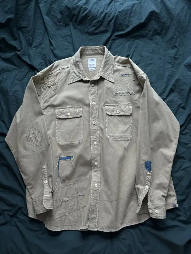 [1]Visvim GRAND RIVER L/S CRASH.khaki