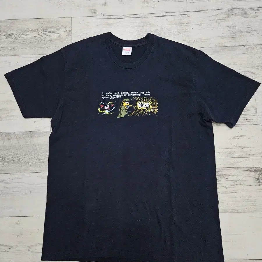 (xl)슈프림 반팔티 블랙(Supreme Dog Shit Tee)