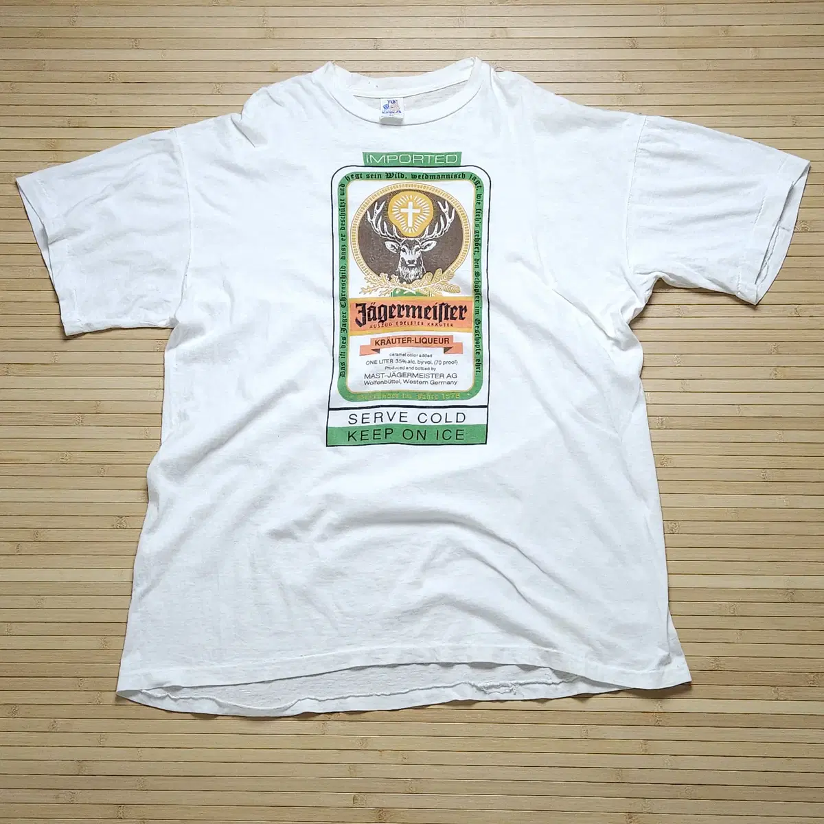 Vintage Jaegermeister Single-Stitch T-Shirt