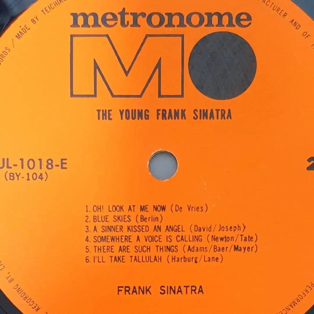 LP ㅡ Frank Sinatra  수입음반