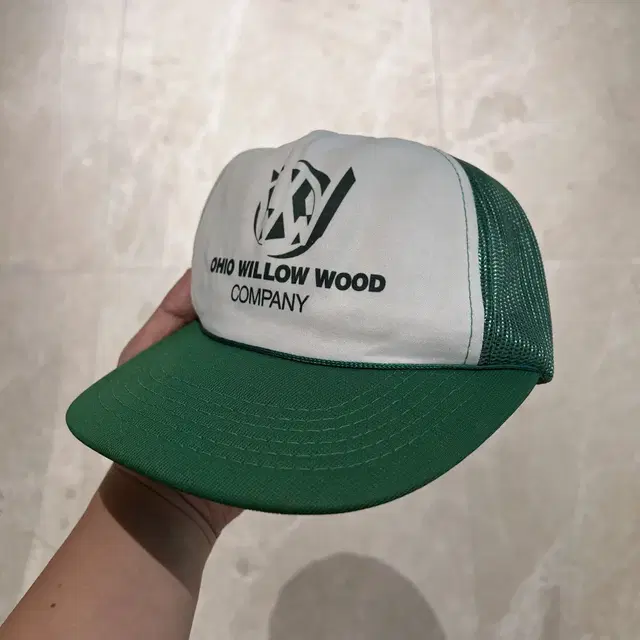 Ohio Willow Wood 빈티지 트러커 캡