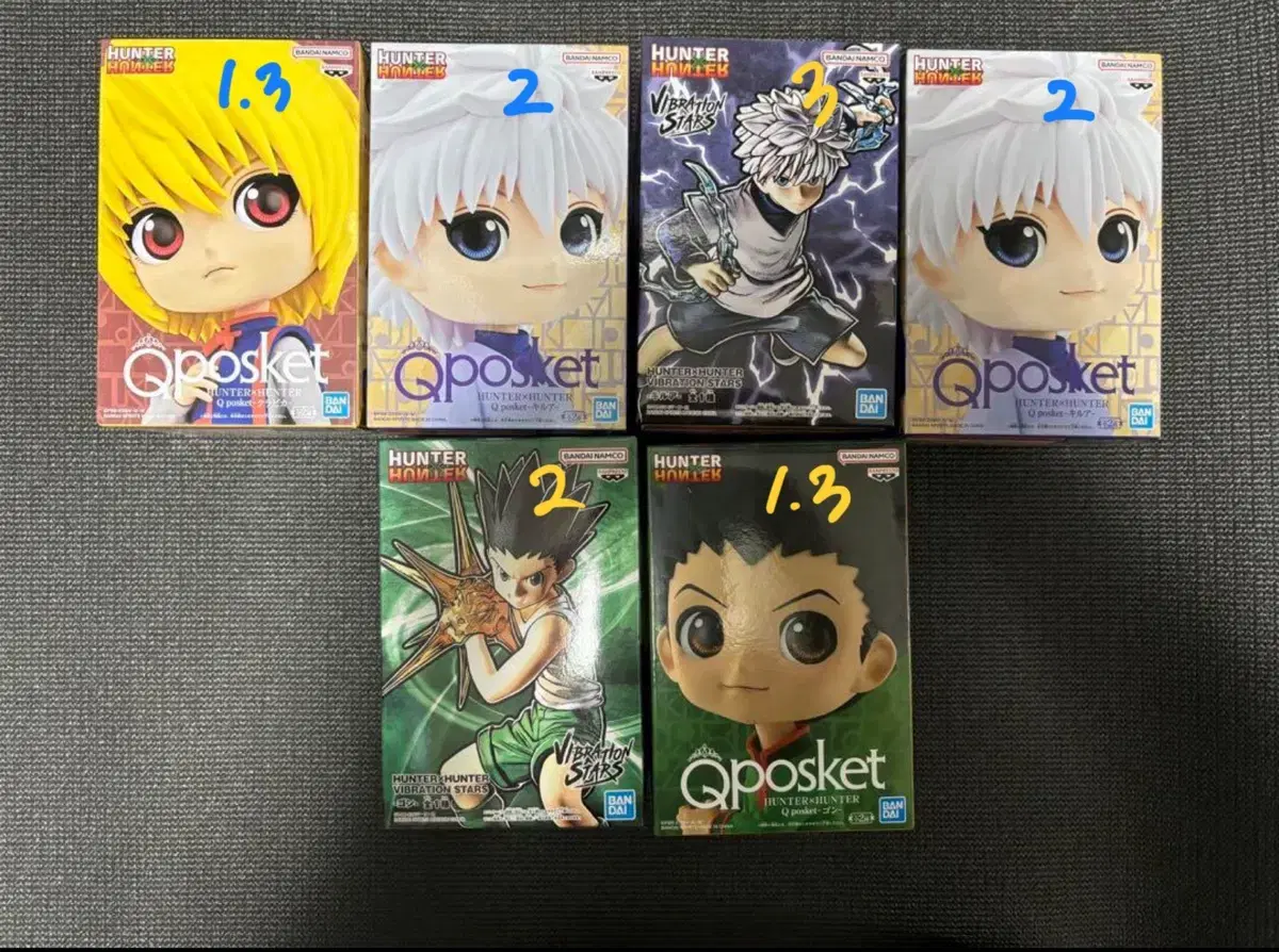 HunterXHunter q Fosket Vahn Presto Krapika Cria gon sealed acrylic Stand