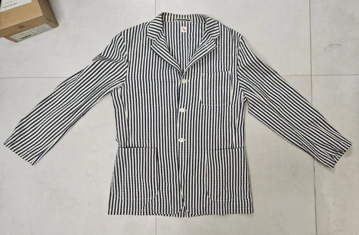 Captain Sunshine Seersucker Striped Jacket size 38 for sale.