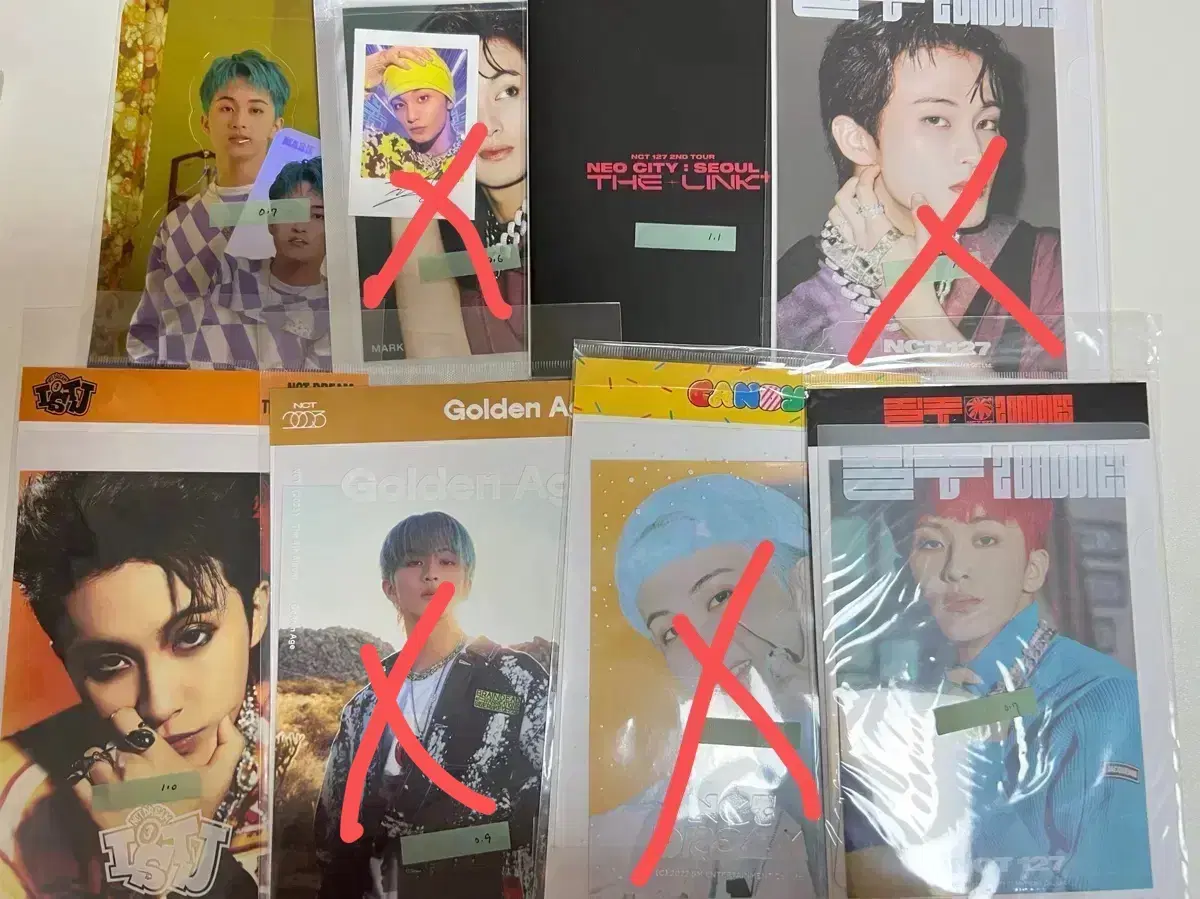 NCT mark Zuu Candy The Link Golden E.JI ISTJ sealed Holka WTS