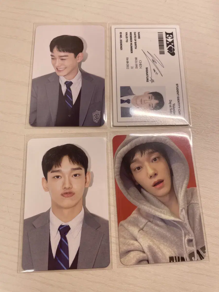 Chen kim jongdae seasons greetings photocard Bulk