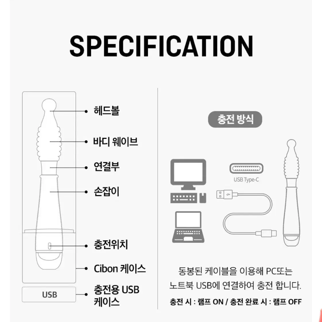 사용감없음 [뷰티디바이스] 스케덤 시봉 갈바닉 마사지기