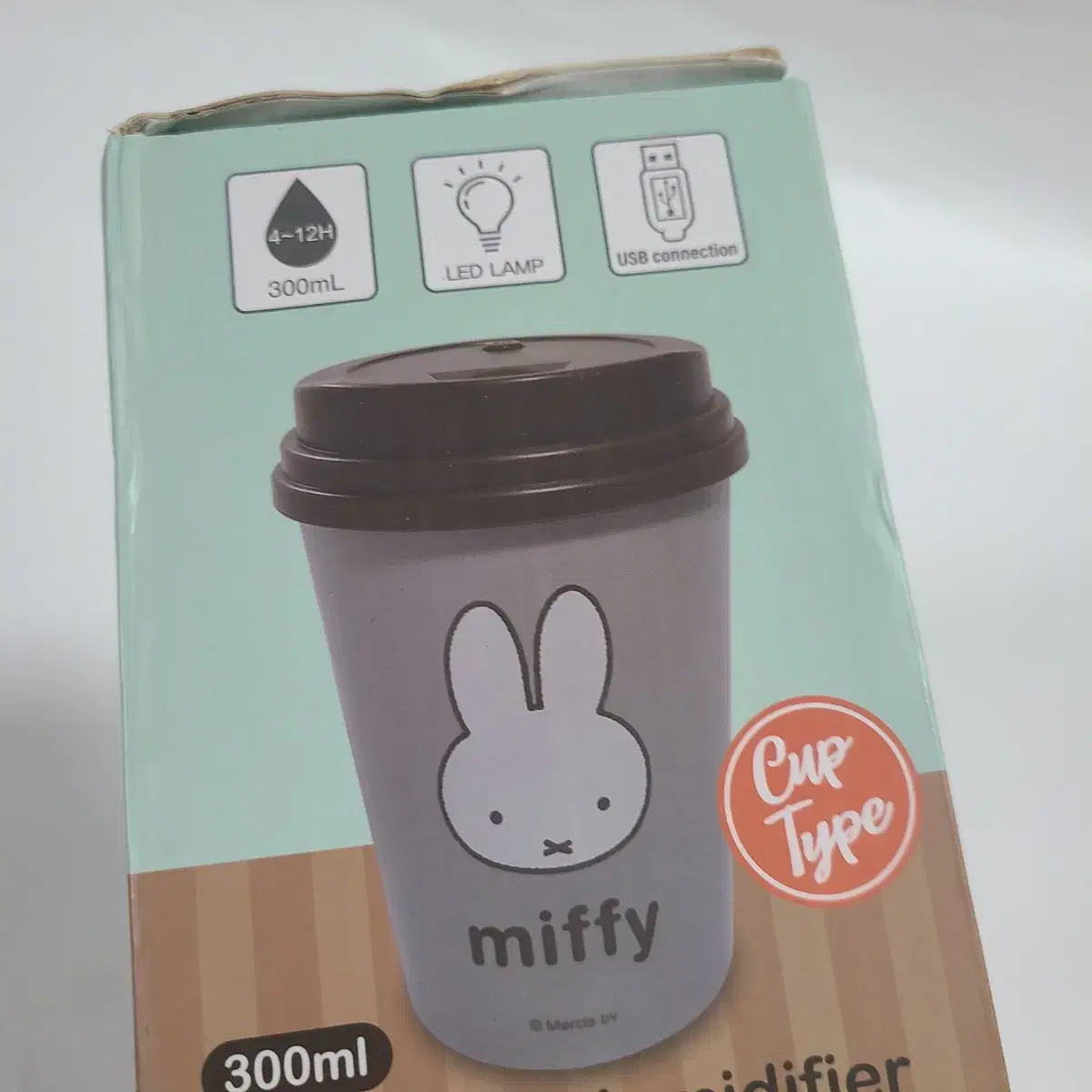 토끼 캐릭터 미피  miffy 굿즈 컵 보온컵 usb 가습기