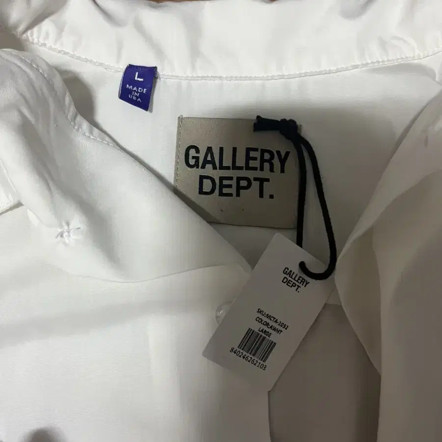 (정품 새상품) 갤러리 디파트먼트 gallery dept 셔츠 L사이즈