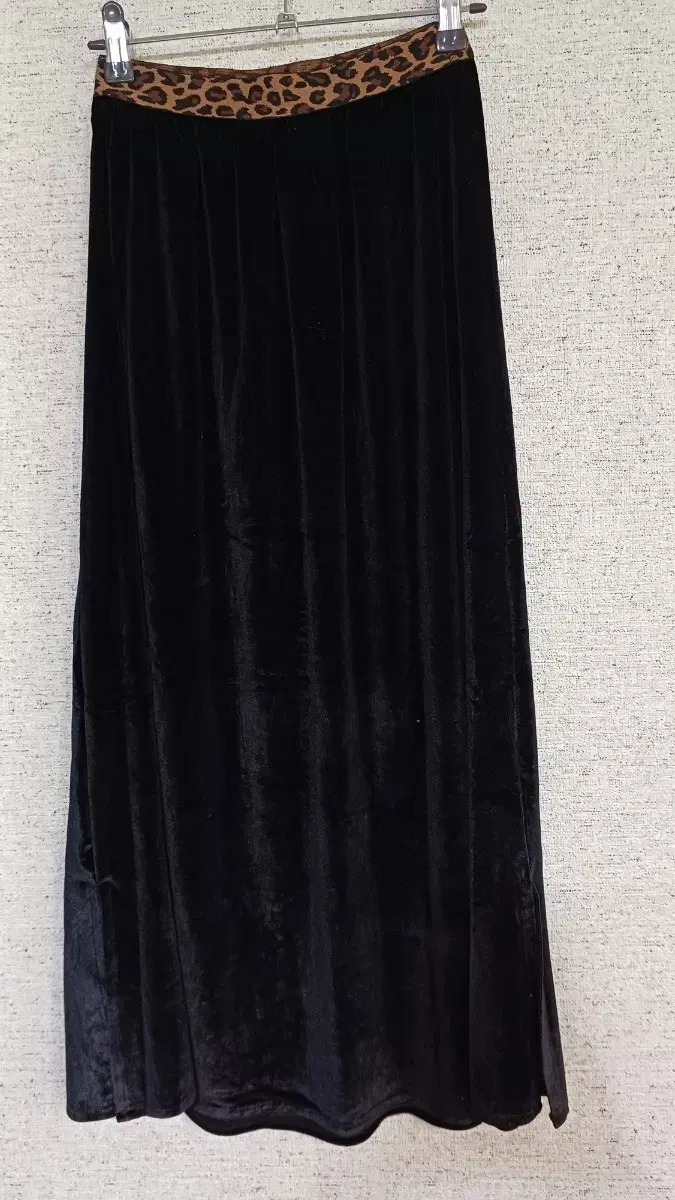 Hopi banded velvet long skirt (55-66)