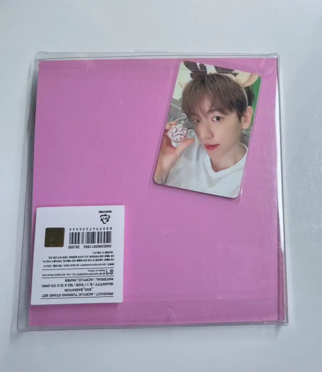 exo baekhyun pinkchristmas acrylic wts