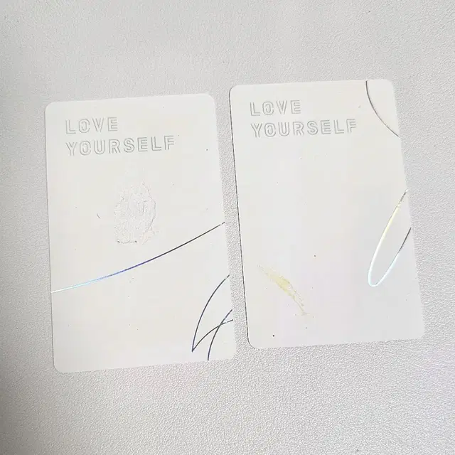 방탄 럽셀 승허O, L 정국 포카 일괄 5000