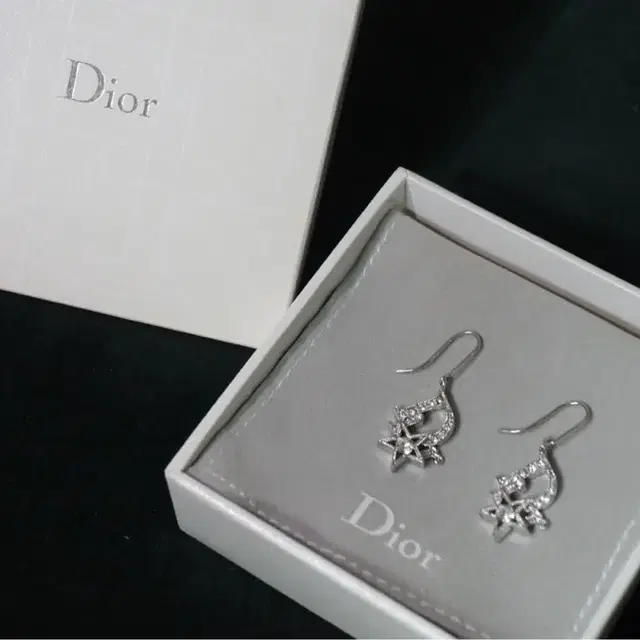 DIOR 정품 별 오블리크 귀걸이 상태최상