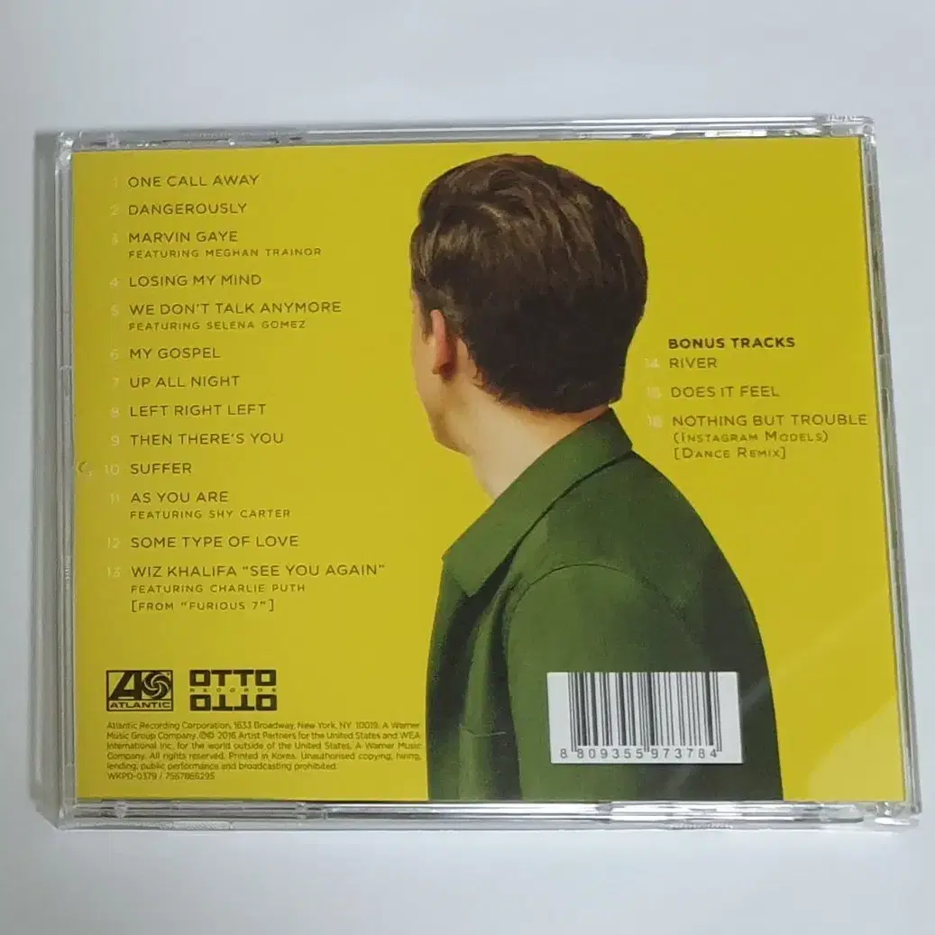 찰리 푸스 Nine Track Mind 디럭스 앨범 시디 CD