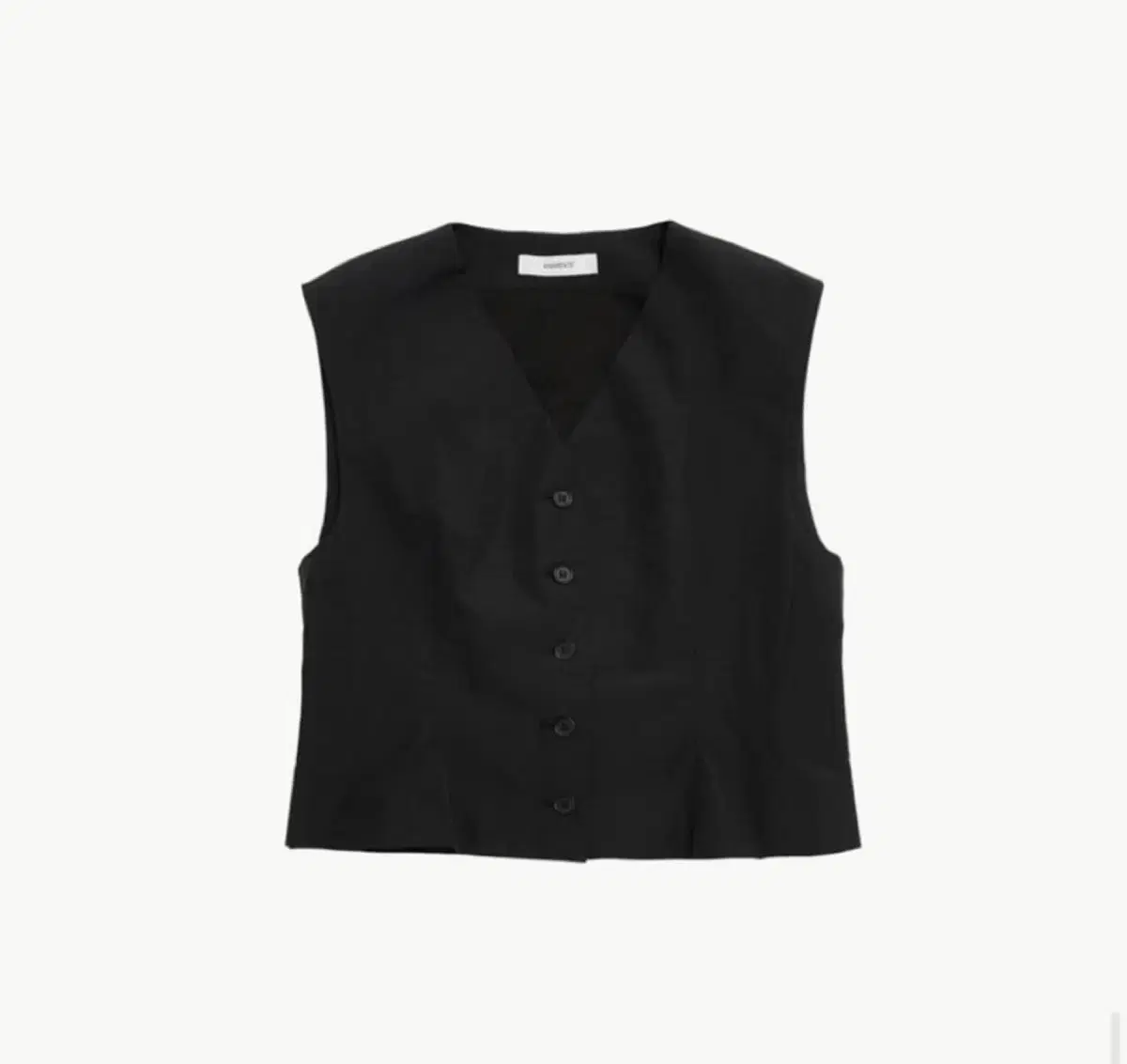 아모멘토 v neck vest 베스트 (블랙)