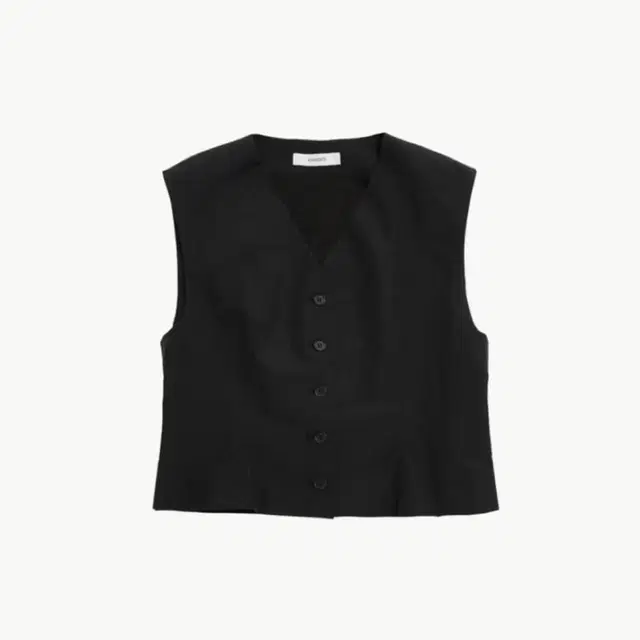 아모멘토 v neck vest 베스트 (블랙)