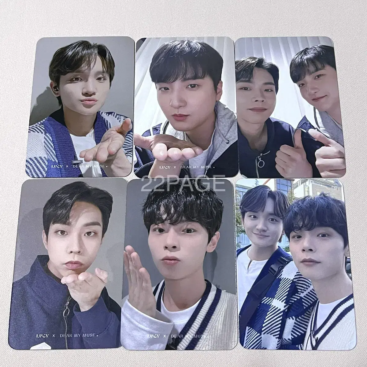 Lucy Dimamu handshake photocard bulk (shin yechan choi sangyeop cho wonsang shin gwangil)