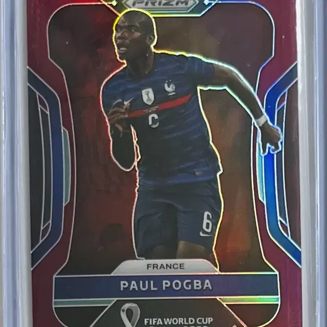 폴 포그바 2022 PANINI PRIZM QATAR MAROON /22