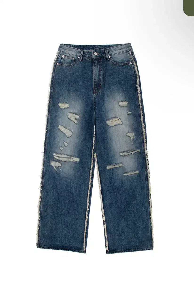 [XL]Cactus Donut Market Wide Denim Pants