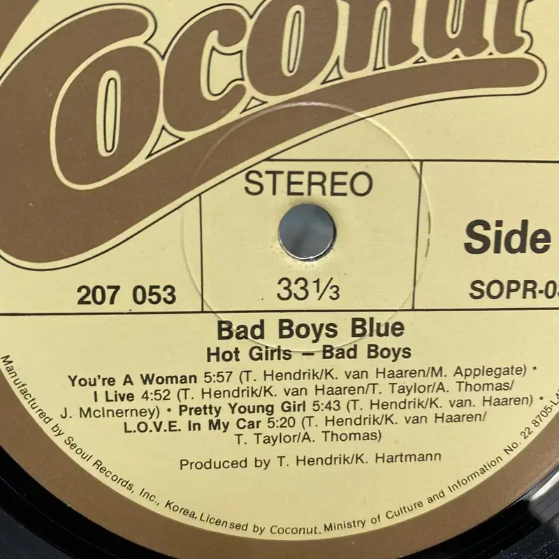 BAD BOYS BLUE  LP / AA864