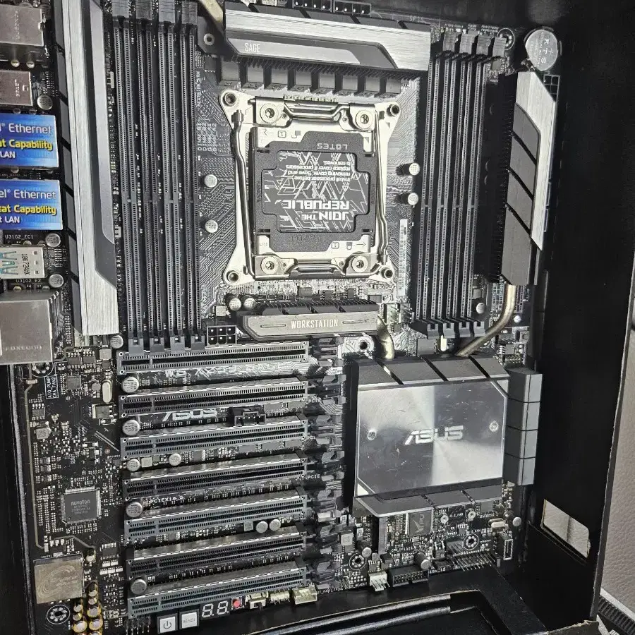 i9 10900X ,X299,ASUS WS SAGE 보드세트