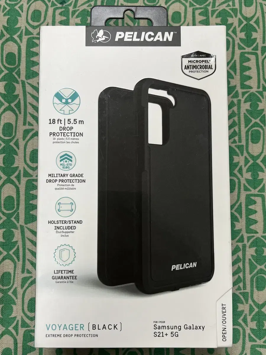 Pelican Genuine voyager case black for Galaxy S21+ Plus