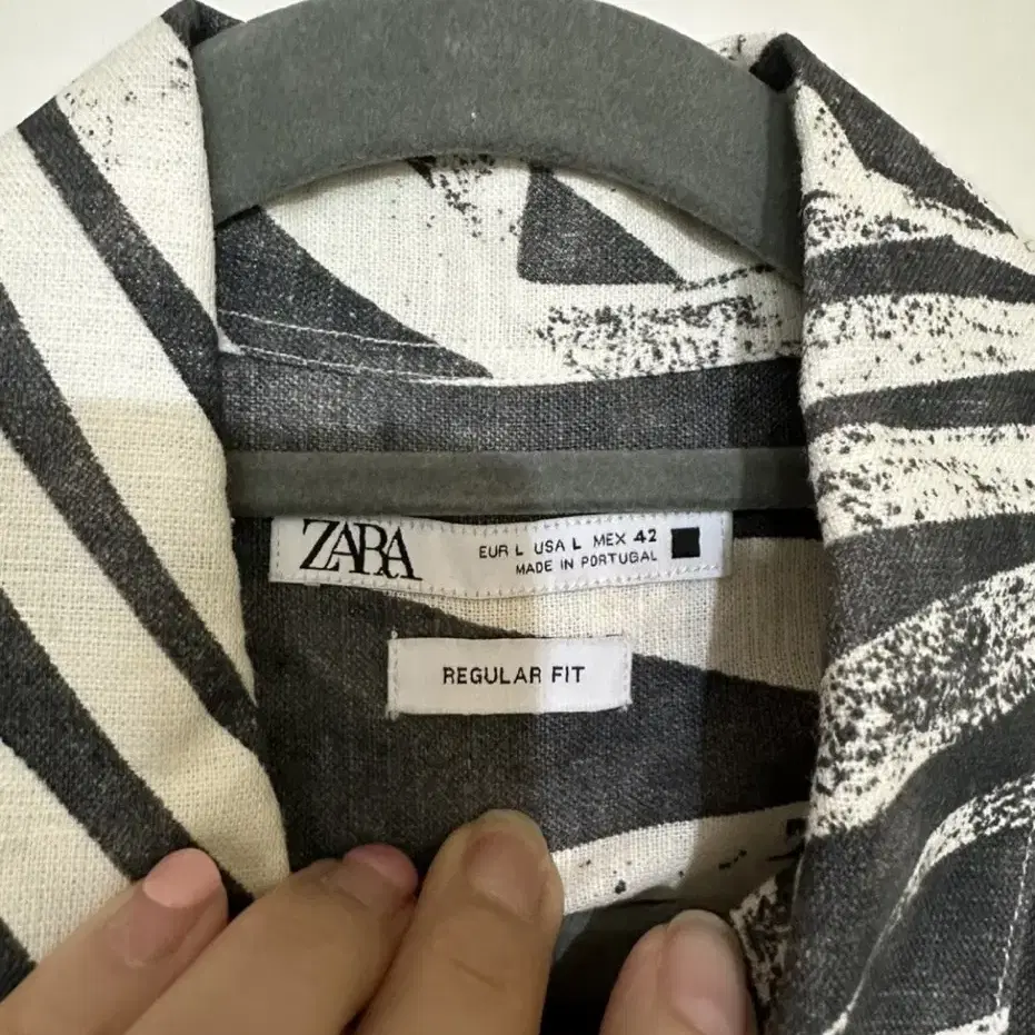 ZARA 남성용 린넨 셔츠