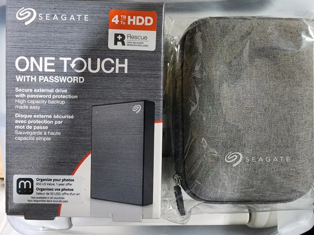 Seagate One Touch HDD 데이터복구 4TB(스페이스그레이)